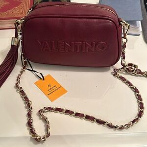 VALENTINO BY MARIO VALENTINO
Bella Embossed Logo Leather Crossbody Bag